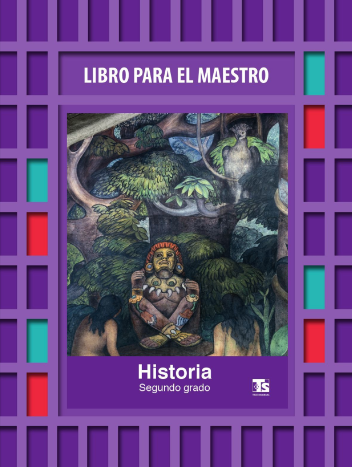 Portada del libro para el maestro de Historia de segundo grado de Telesecundaria.