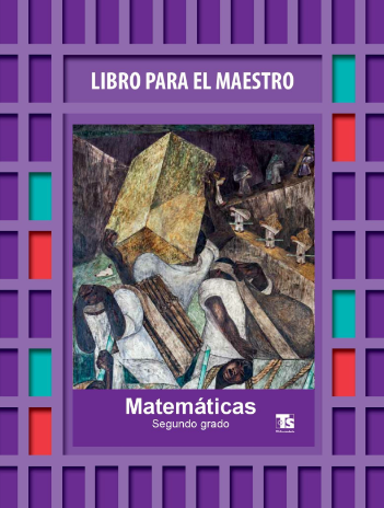 Portada del libro para el maestro de Matemáticas de segundo grado de Telesecundaria.