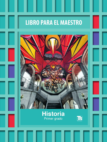 Portada del libro para el maestro Historia de primer grado de Telesecundaria.